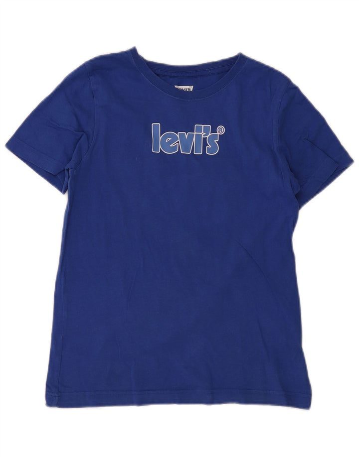 Camiseta Levi's Boys Graphic 11-12 Anos Azul Algodão