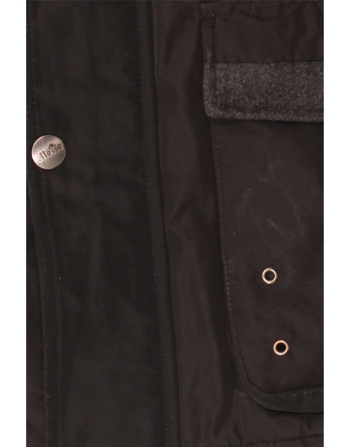 Jaqueta utilitária masculina Ellesse UK 42 XL preta