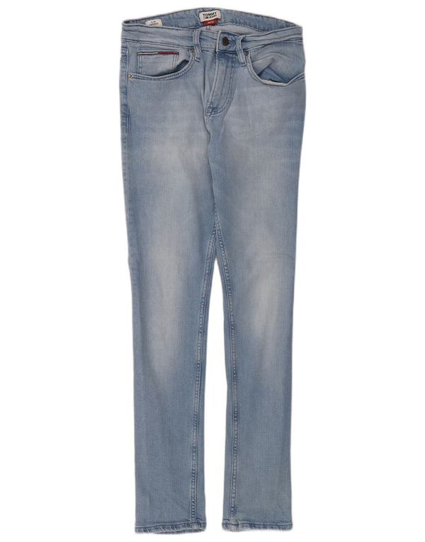 Jeans Tommy Hilfiger feminino slim tapered W29 L32 algodão azul