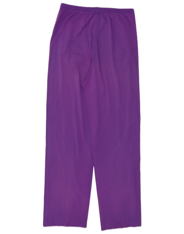 Calça esportiva masculina vintage com bloco colorido roxo médio