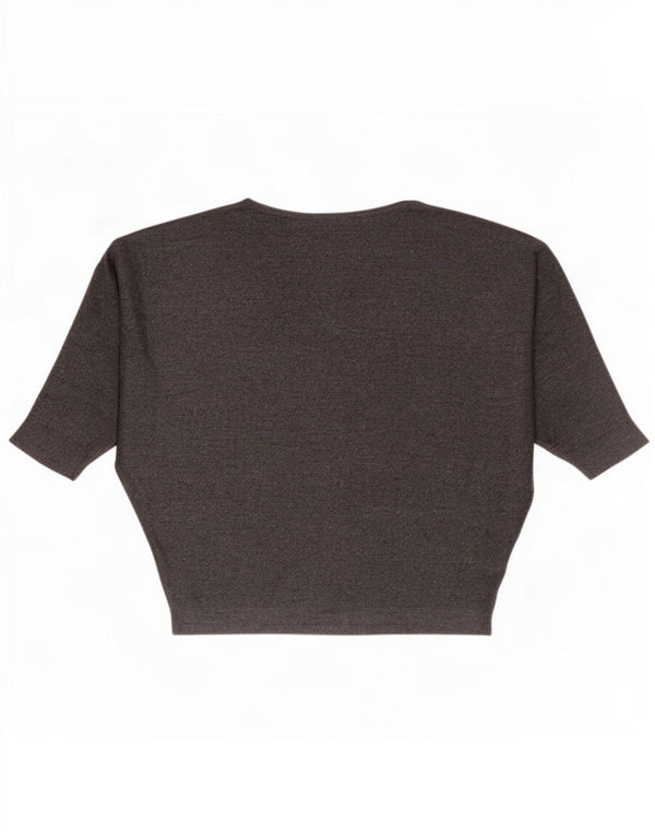 Blusa feminina Phase Eight UK 16 grande viscose cinza