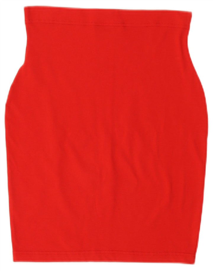 Saia lápis feminina Onyx W30 vermelho médio