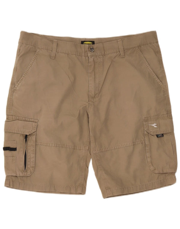 Diadora Mens Cargo Shorts XL W38 Algodão Bege