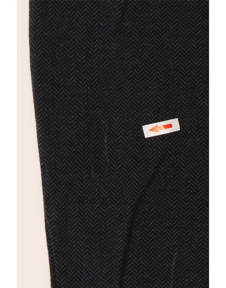 Calça feminina Marks & Spencer Autograph média W28 L28 cinza espinha de peixe