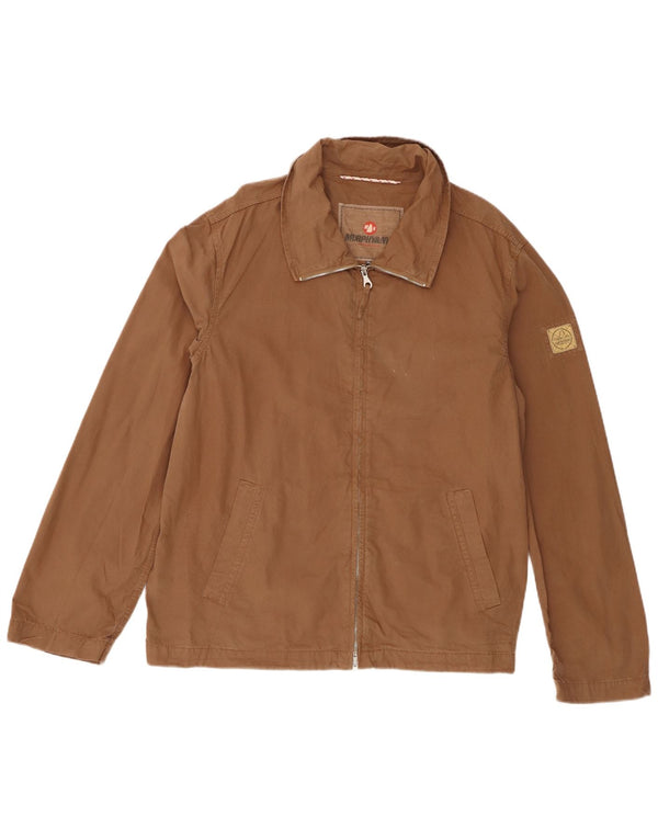 Jaqueta bomber masculina Murphy & Nye Reino Unido 44 2XL algodão bege