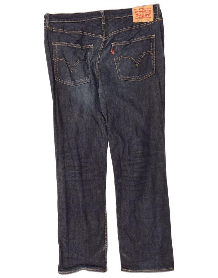 Levi's Masculino 511 Slim Jeans W38 L32 Azul Marinho Algodão