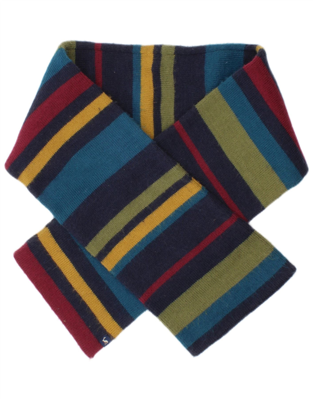 Joules Lenço para meninos tamanho único acrílico listrado multicolorido