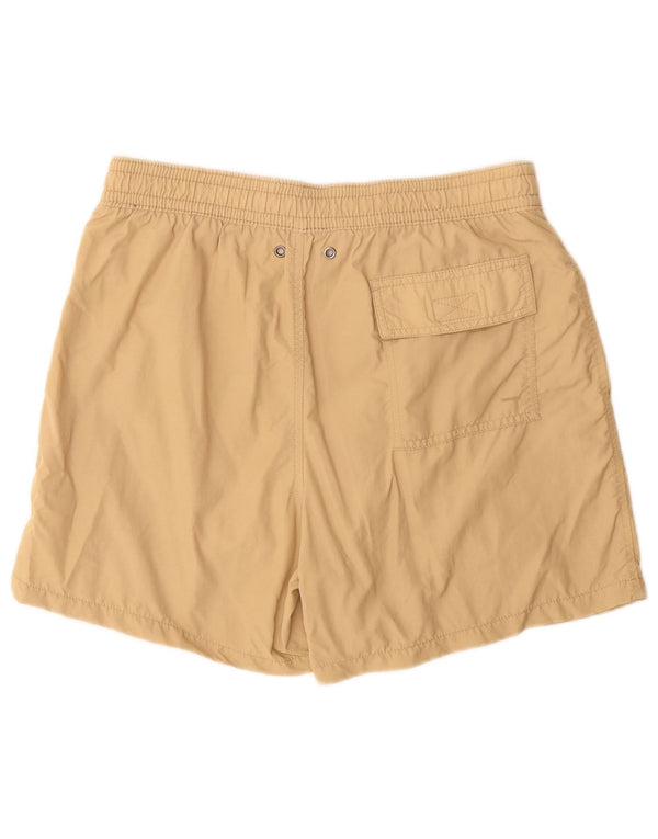Shorts de natação masculino Polo Ralph Lauren pequeno bege nylon