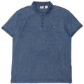Camisa polo masculina Levi's Standard Fit XL azul algodão