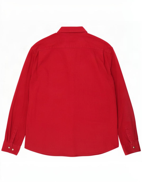 Camisa masculina Wrangler XL algodão vermelho
