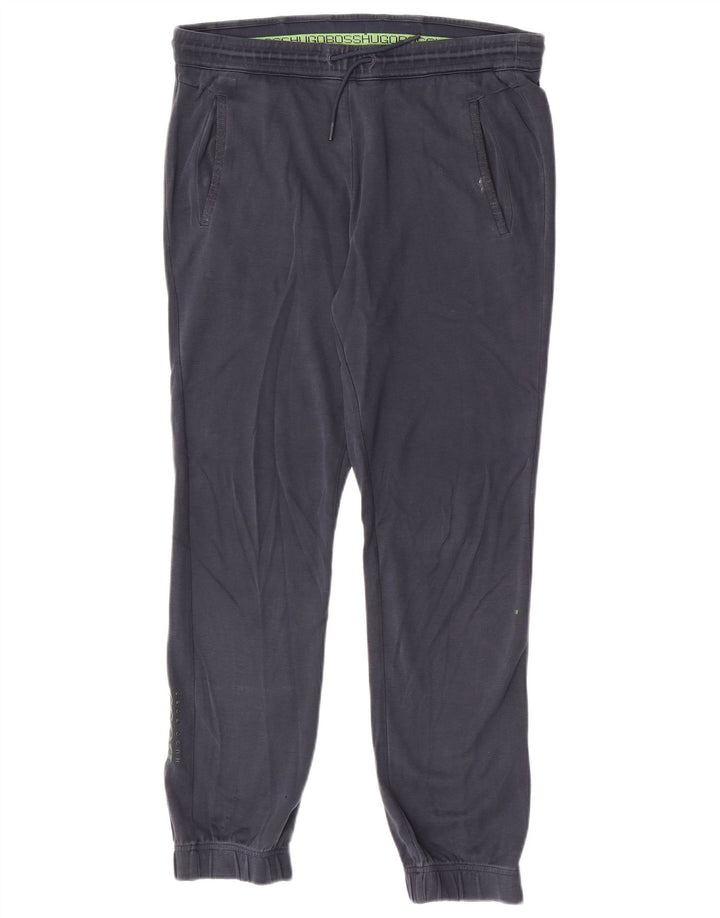 Hugo Boss Calça de treino masculina Joggers pequeno azul marinho