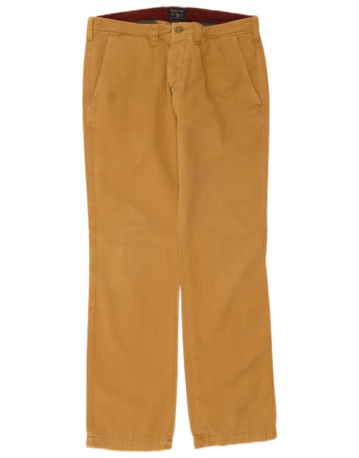 Calça chino masculina WOOLRICH reta W34 L34 bege