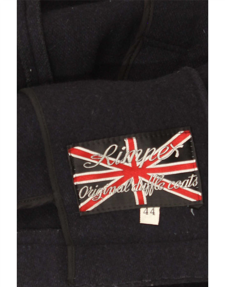 Jaqueta bomber feminina vintage de 3 botões IT 44 Azul marinho médio