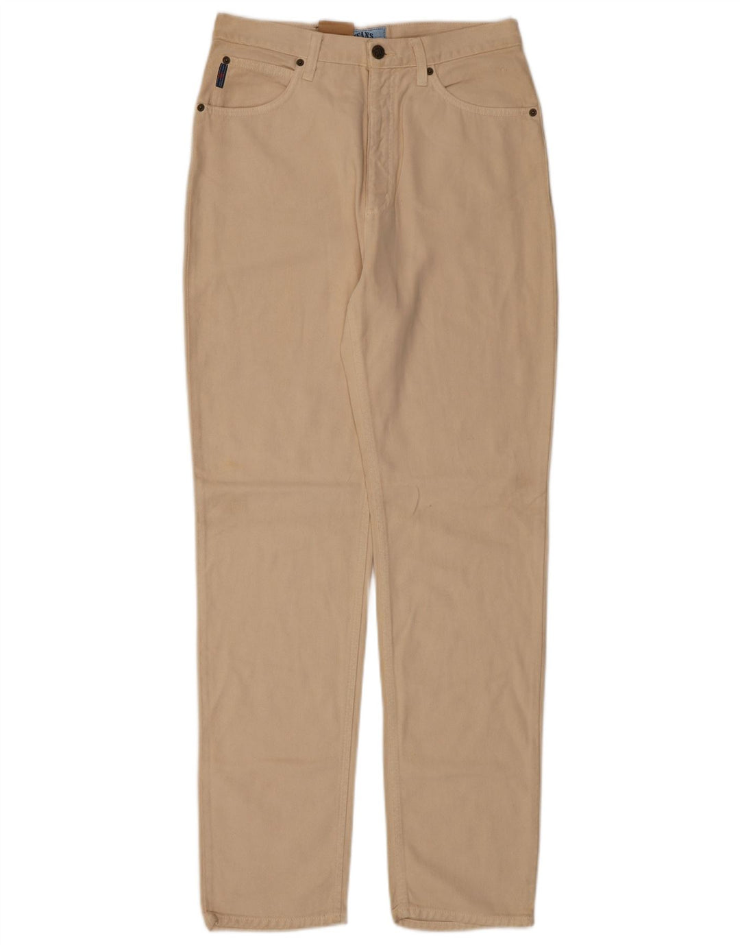 Calça jeans feminina Les Copains W33 L32 algodão bege