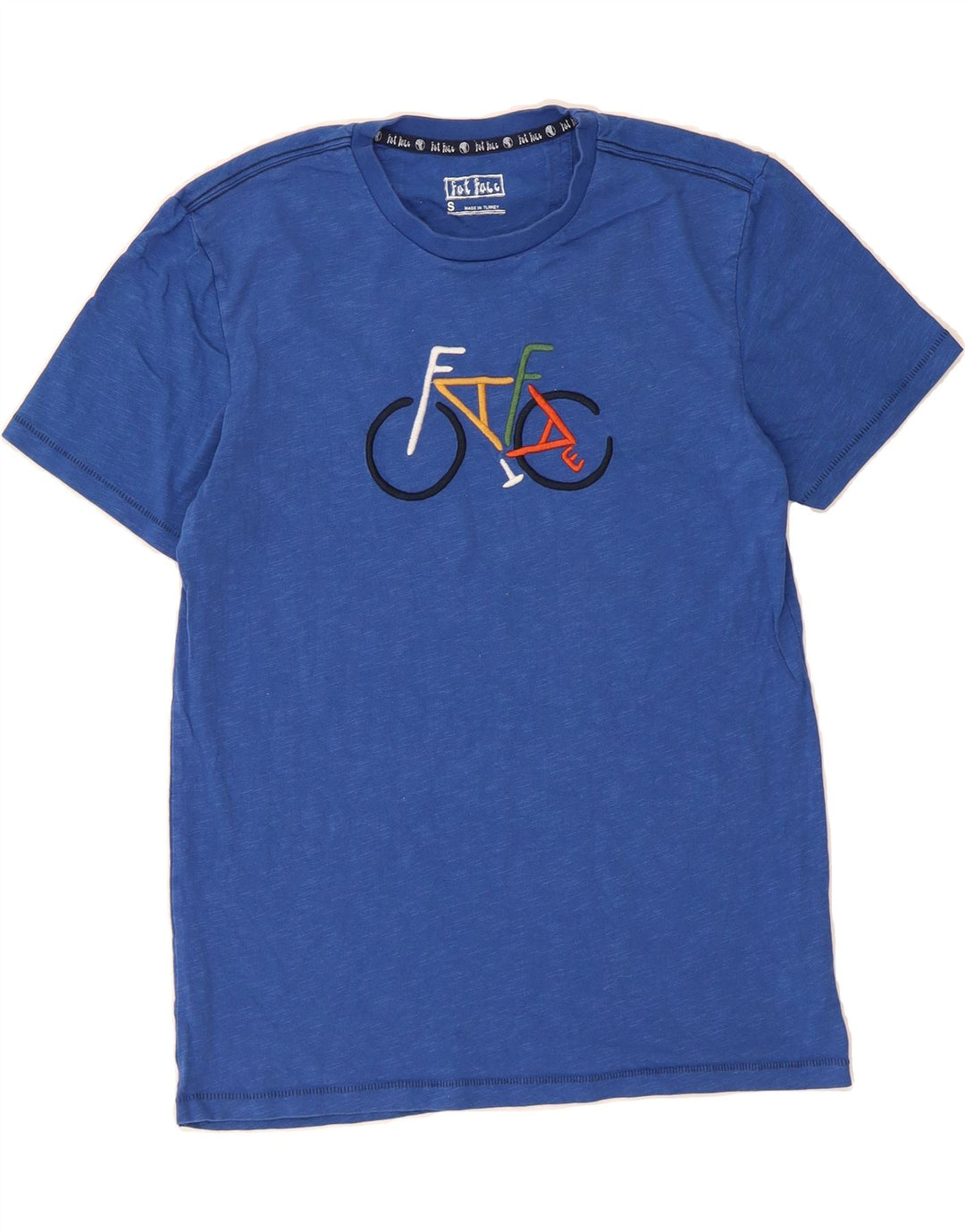 FAT FACE Mens T-Shirt Top Small Blue Cotton Vintage Fat Face and Second-Hand Fat Face from Messina Hembry 