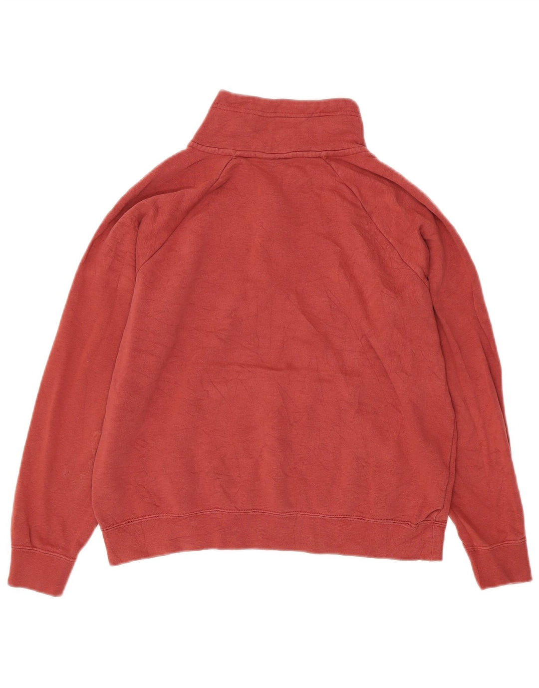 Suéter Nike feminino oversized com zíper e gola UK 10 pequeno Borgonha