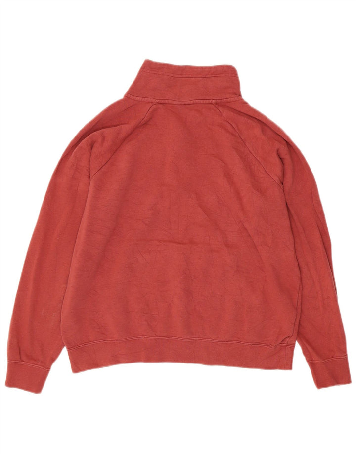 Suéter Nike feminino oversized com zíper e gola UK 10 pequeno Borgonha
