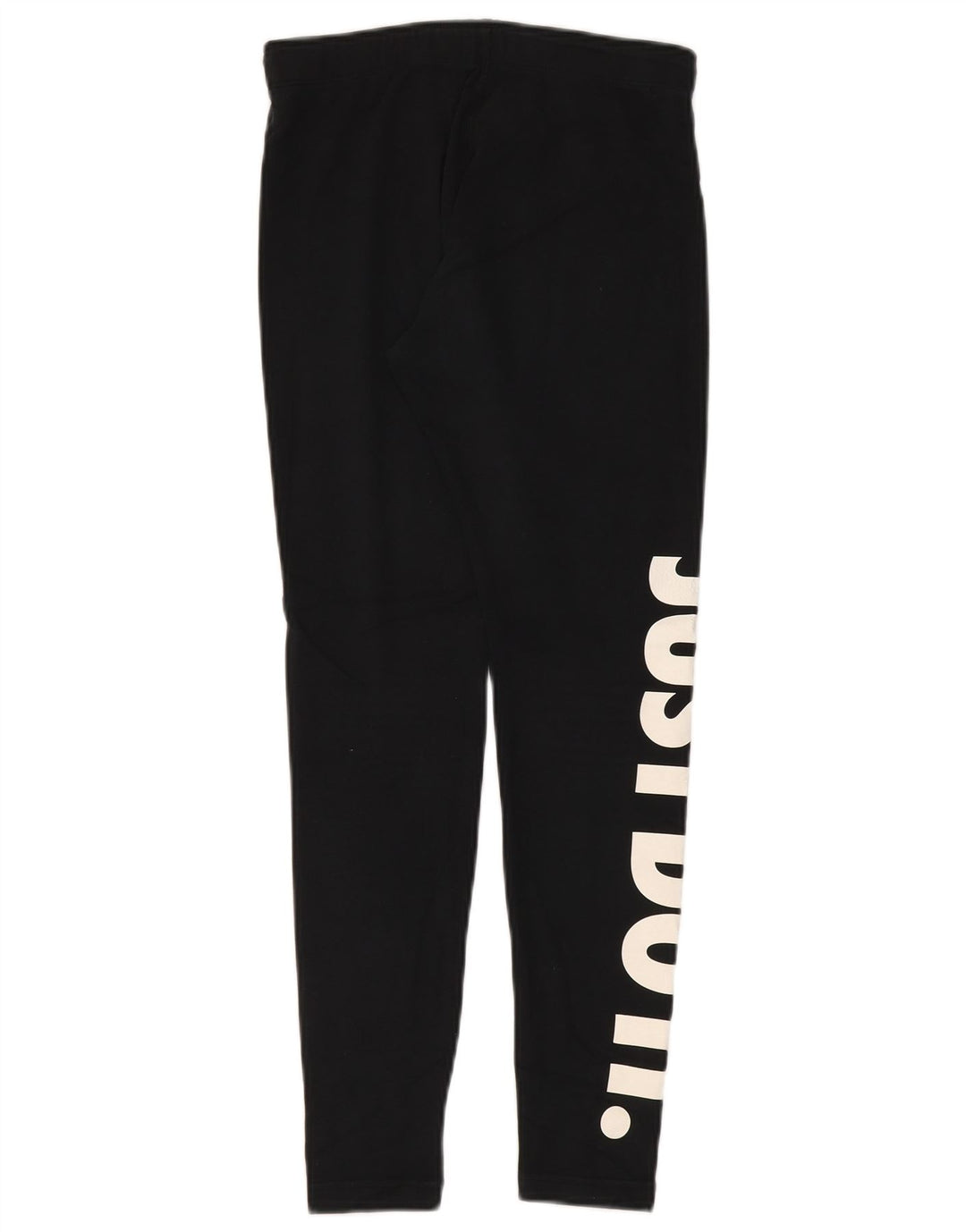 Leggings Nike Femininas Gráficas UK 10 Pequenas Algodão Preto