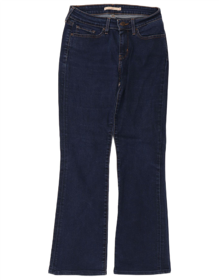 Calça jeans feminina Levi's 715 Bootcut W28 L27 azul algodão