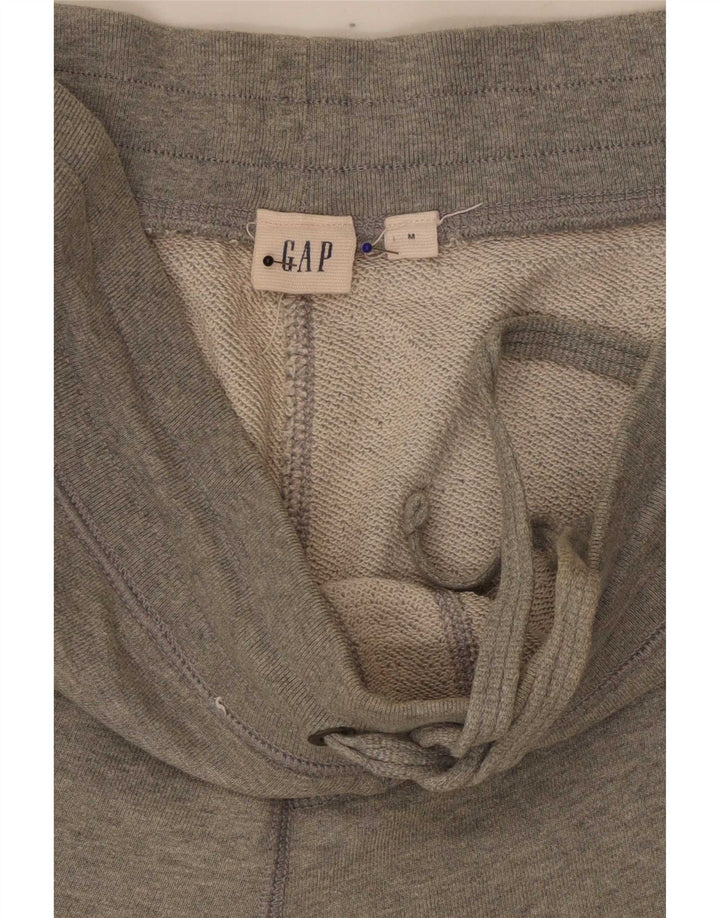 Shorts esportivos gráficos masculinos Gap algodão cinza médio