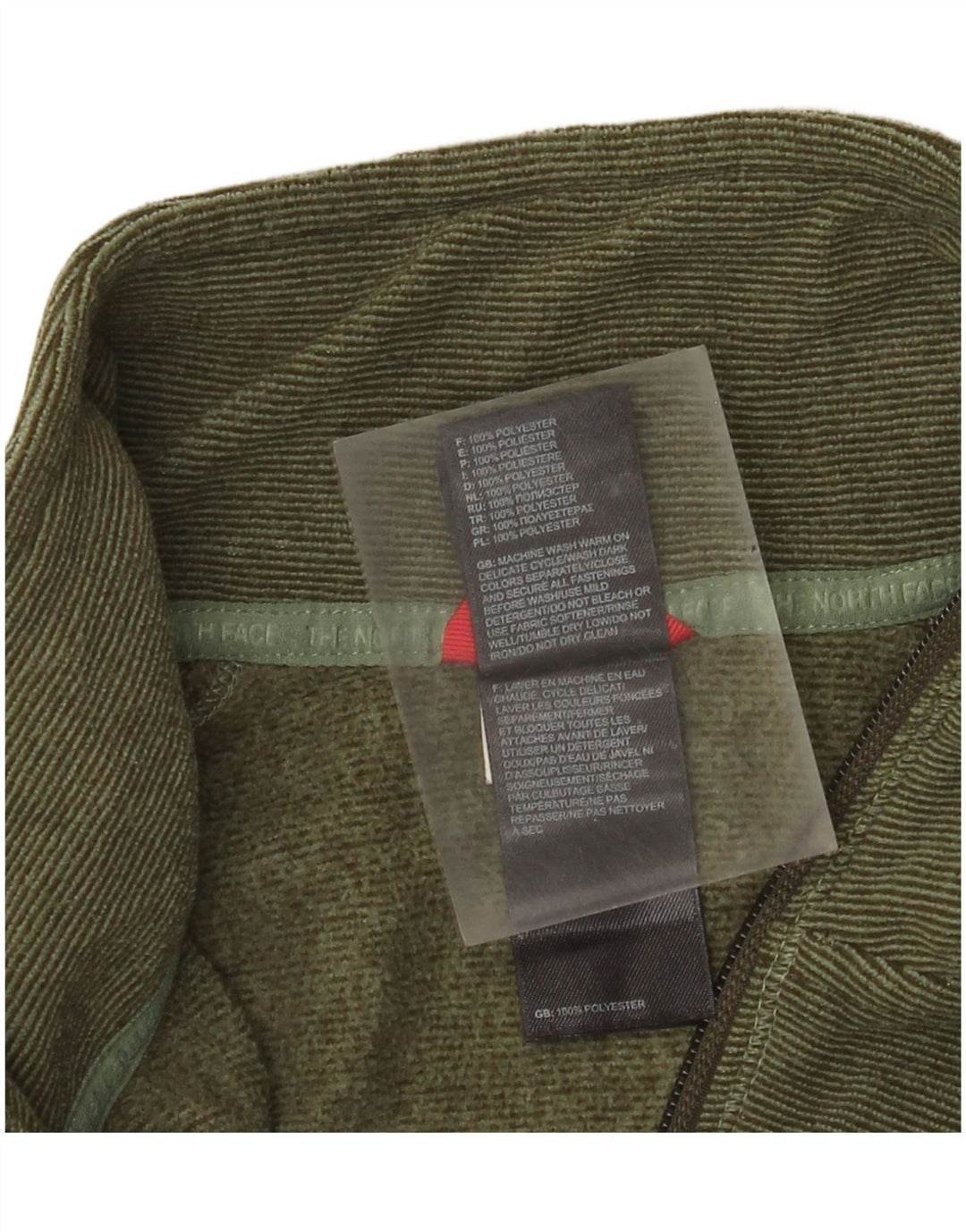 Jaqueta de lã feminina The North Face UK 18 XL cáqui poliéster