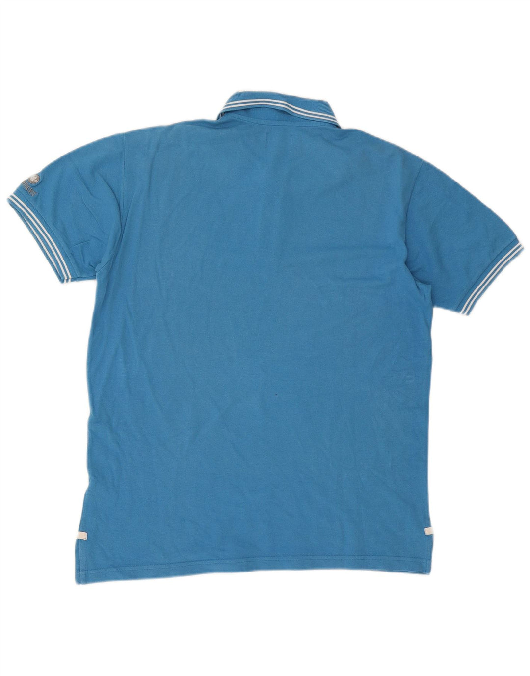 Camisa pólo masculina Murphy & Nye grande algodão azul