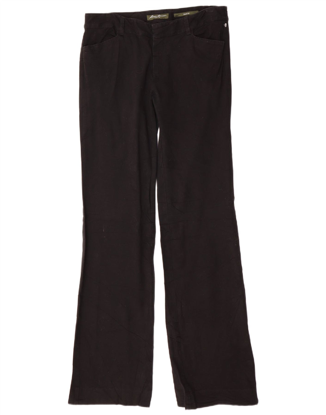 EDDIE BAUER Calça feminina casual Shaw Fit EUA 8 médio W32 L35 preta