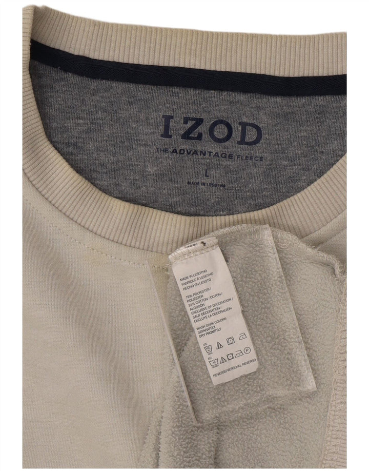 IZOD moletom masculino jumper grande poliéster cinza