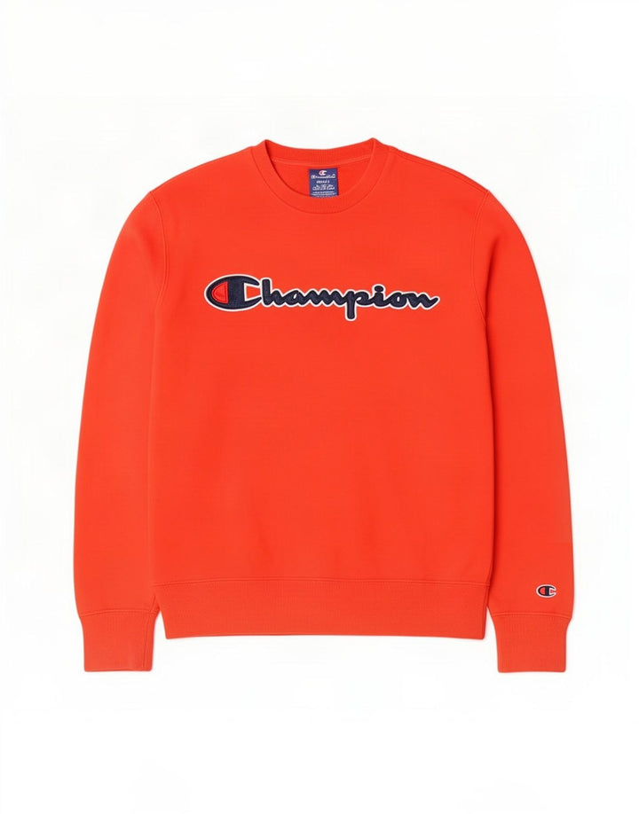 Champion moletom gráfico masculino jumper pequeno vermelho