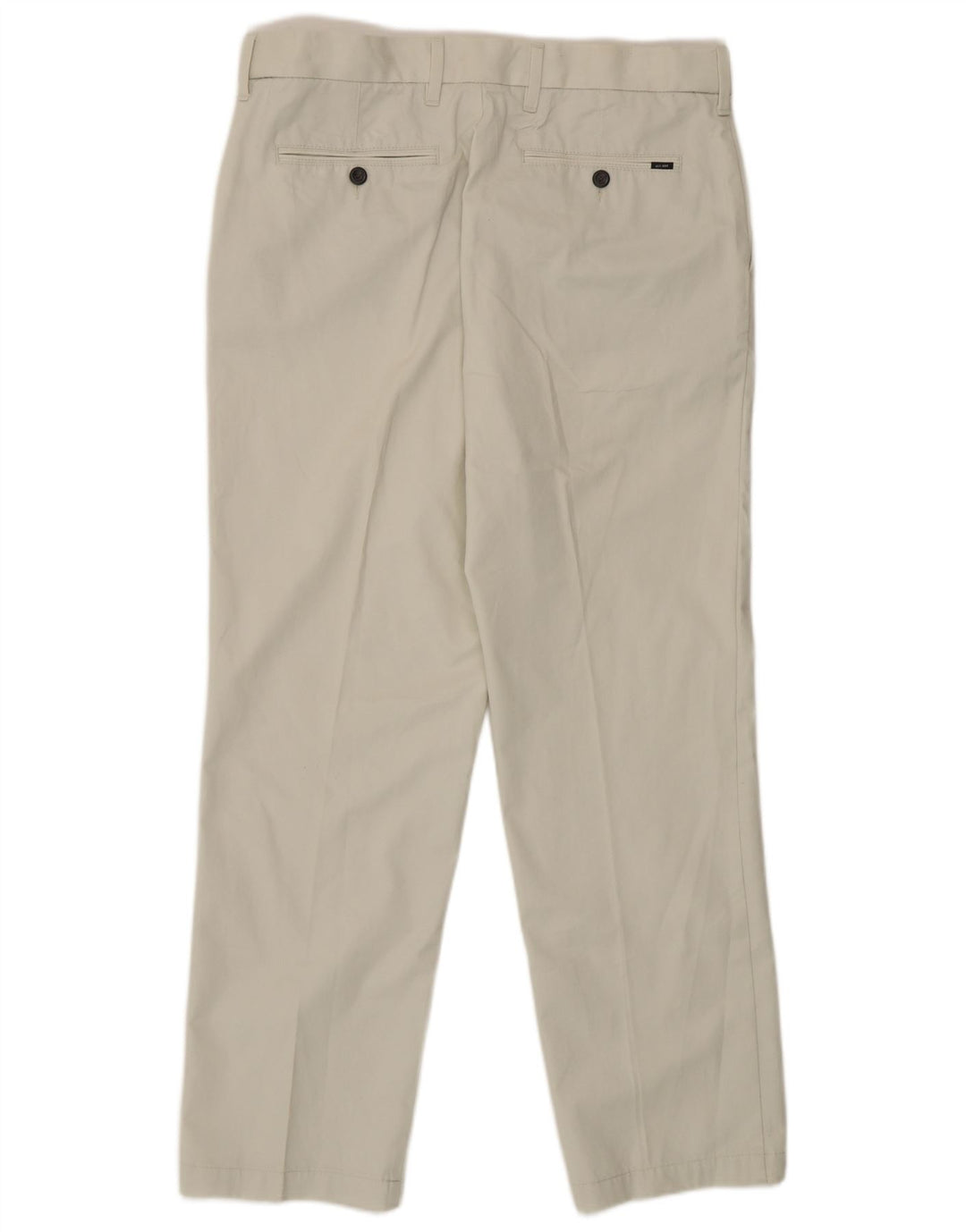 Calça Chino Masculina Marks & Spencer Regular Fit W34 L29 Algodão Branco