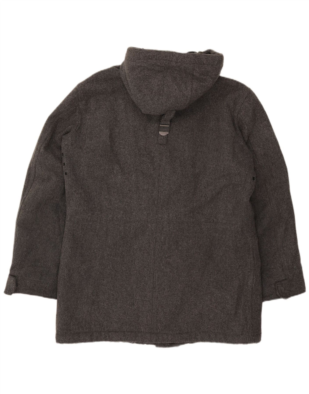 Jaqueta masculina acolchoada com capuz Marc O'Polo Reino Unido 40 grande lã cinza