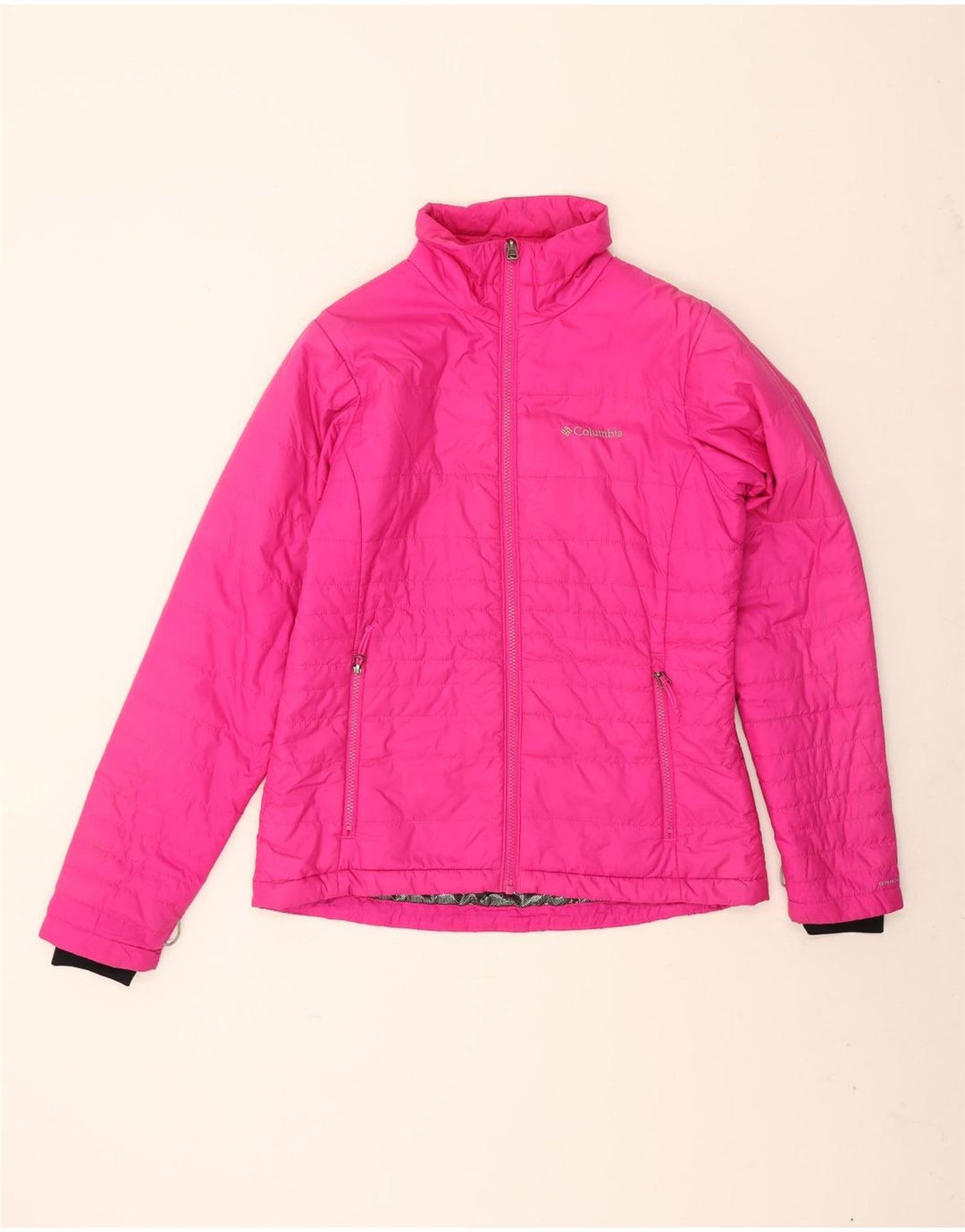Jaqueta acolchoada feminina Columbia Interchange Liner UK 14 poliéster rosa médio