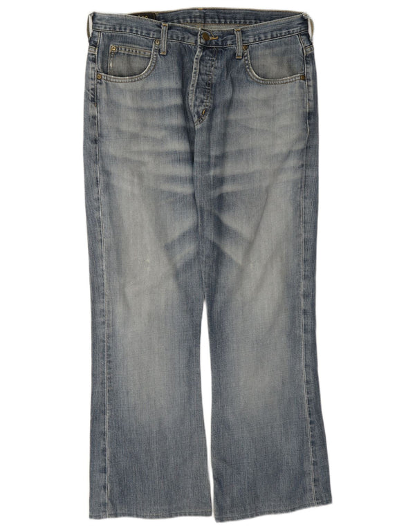 Lee Mens Denver Bootcut Jeans W34 L29 Azul Algodão