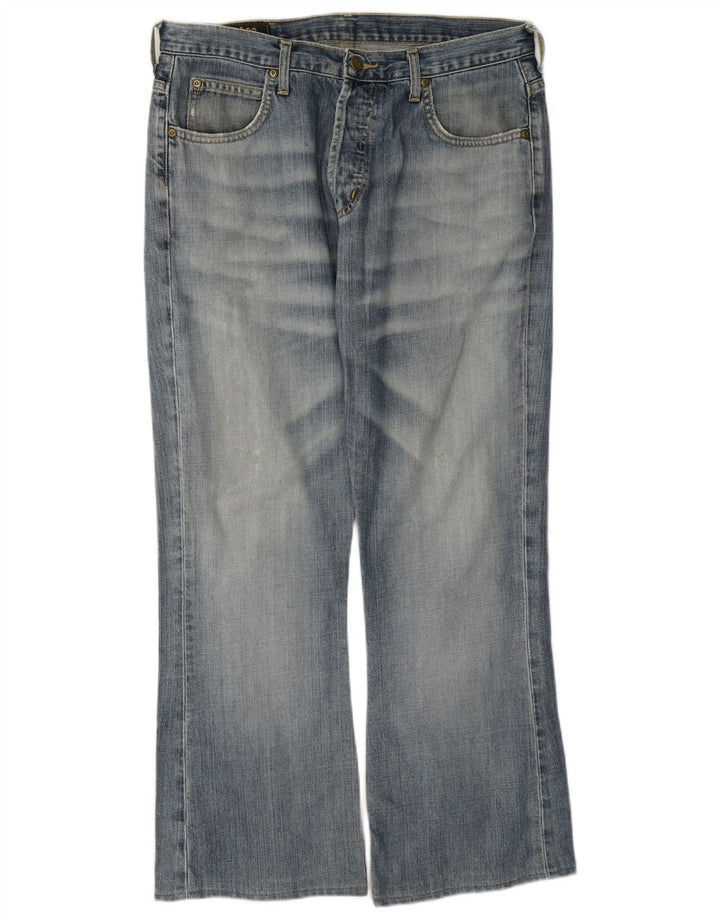 Lee Mens Denver Bootcut Jeans W34 L29 Azul Algodão