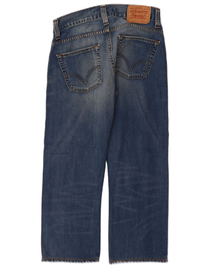 Calça jeans feminina Levi's 506 Standard Fit Straight W30 L24 Azul