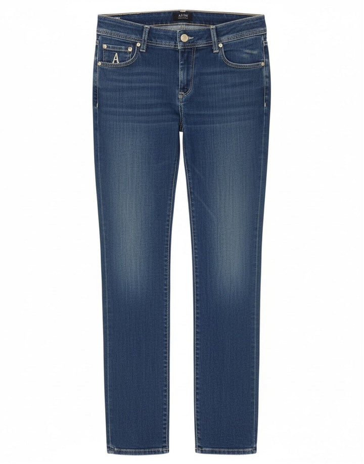 Calça Jeans Slim Feminina Armani W29 L32 Azul Algodão