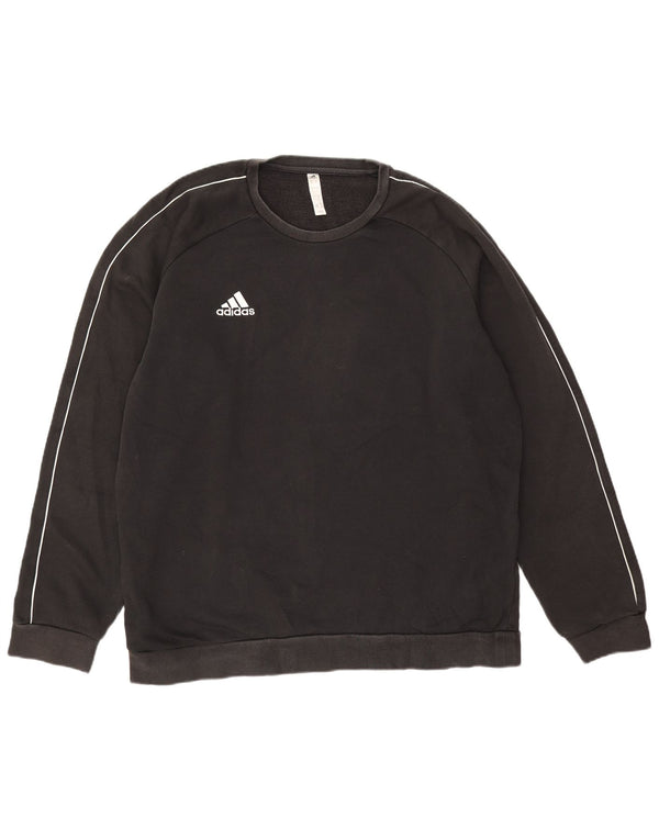 Adidas Mens Moletom Jumper XL Algodão Preto