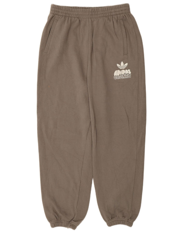 Calça Adidas Feminina Graphic Tracksuit Joggers UK 12/14 Cinza Médio
