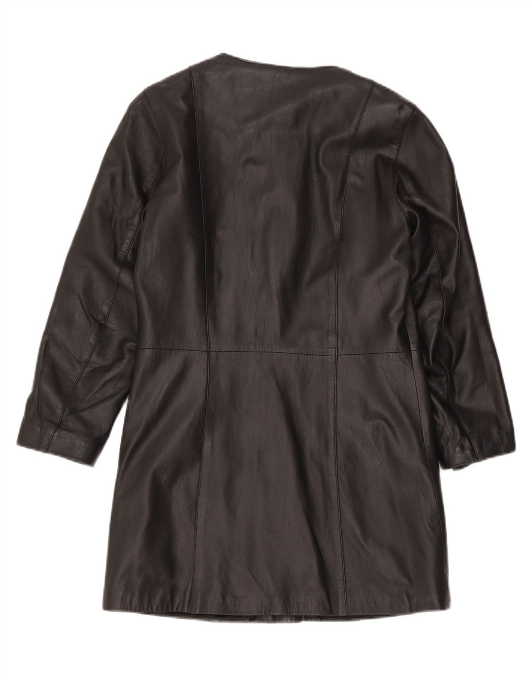 Casaco de couro feminino Zen IT 42 couro preto médio