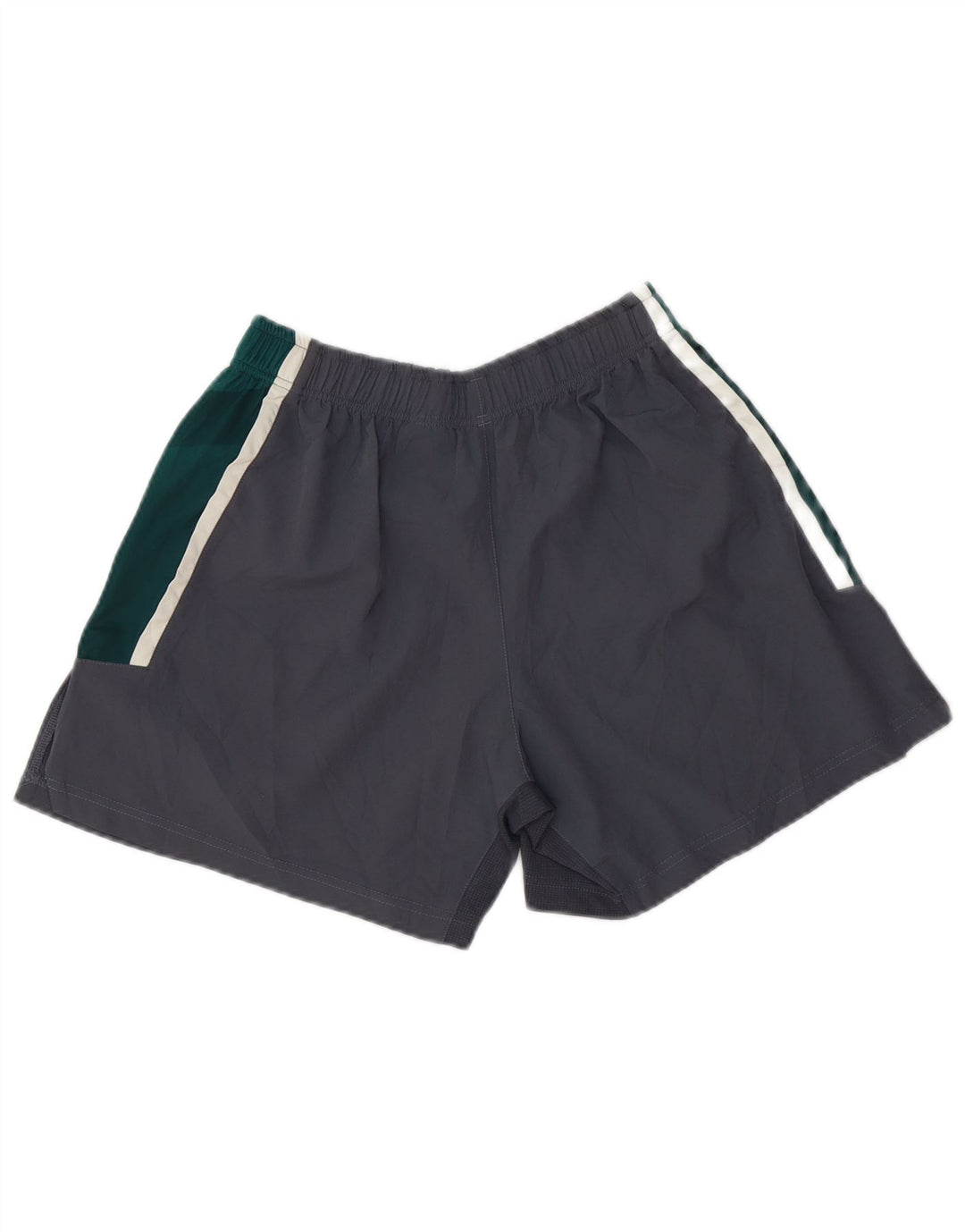 Shorts esportivos masculinos Asics Wallabies pequeno cinza Colourblock poliéster