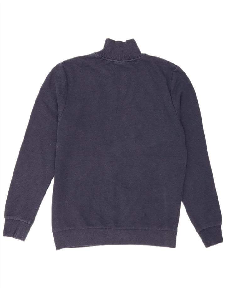 Jack & Jones moletom gráfico masculino jumper médio azul marinho colorblock