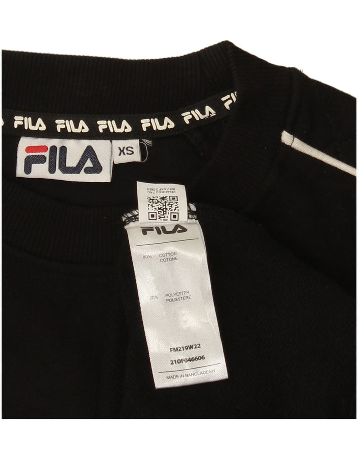 FILA Moletom Masculino Jumper XS Algodão Preto