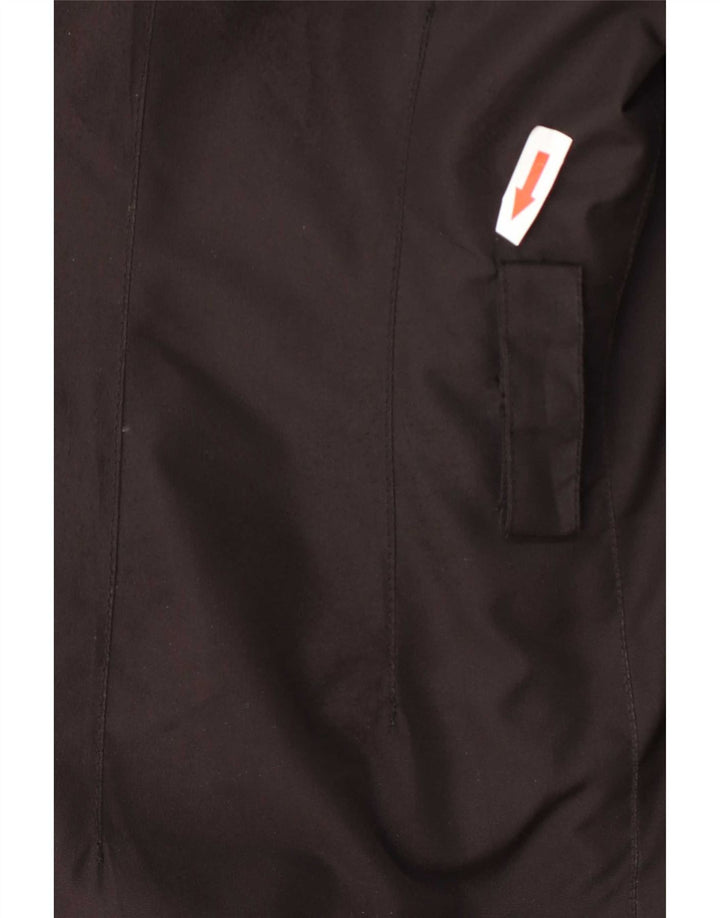 Jaqueta parka feminina com capuz Refrigue UK 12 poliéster cinza médio