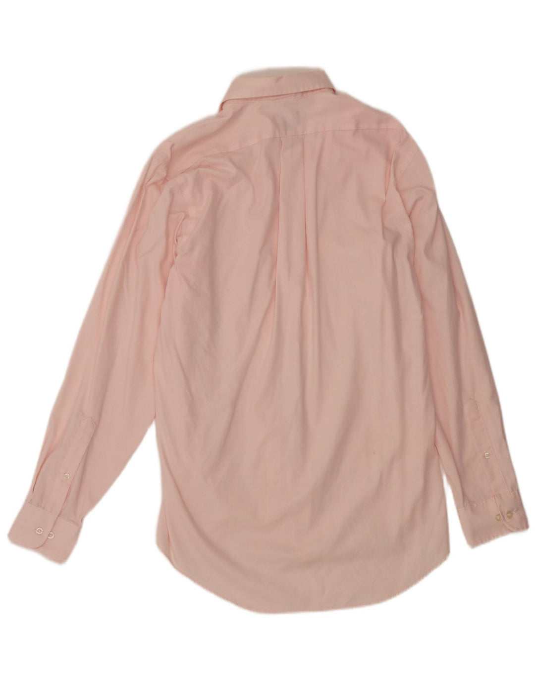Camisa masculina Chaps Classic Fit tamanho 15 1/2 algodão rosa médio