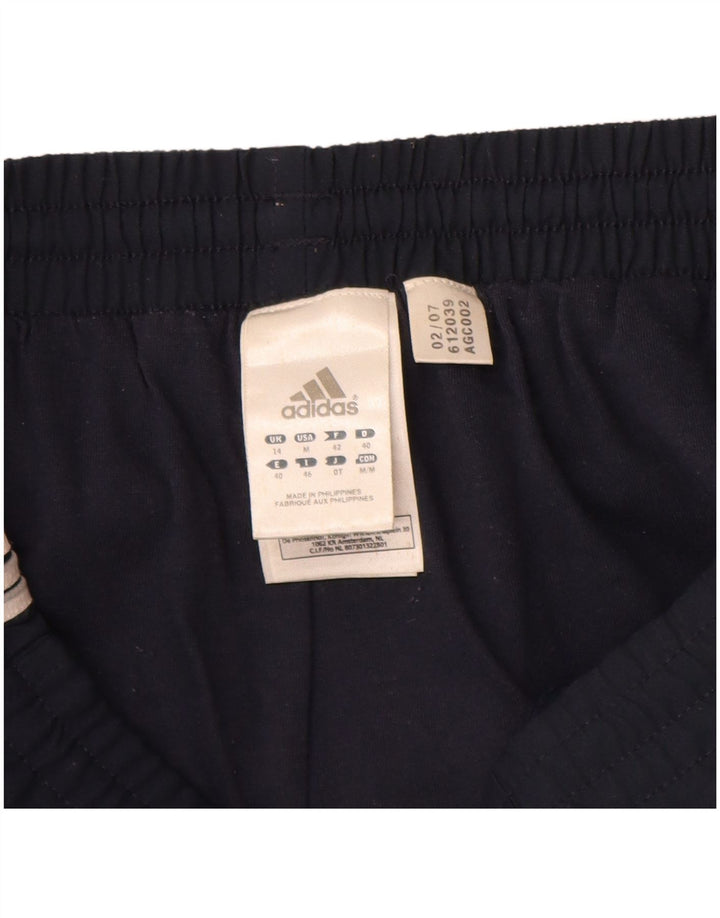 Shorts esportivos femininos Adidas UK 14 médio azul marinho poliéster
