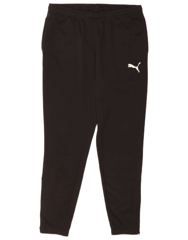 Calça de treino masculina Puma grande poliéster preto