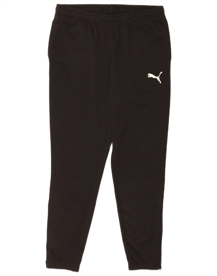 Calça de treino masculina Puma grande poliéster preto