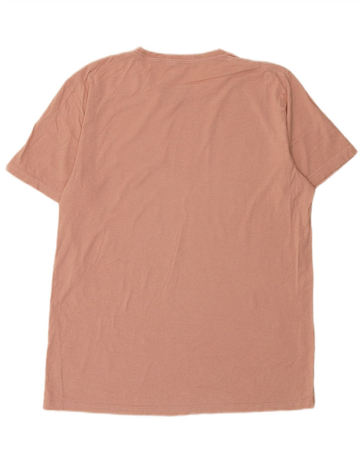 Camiseta masculina Volcom grande algodão rosa