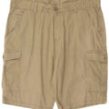Shorts cargo masculino Mountain Warehouse W36 grande algodão bege