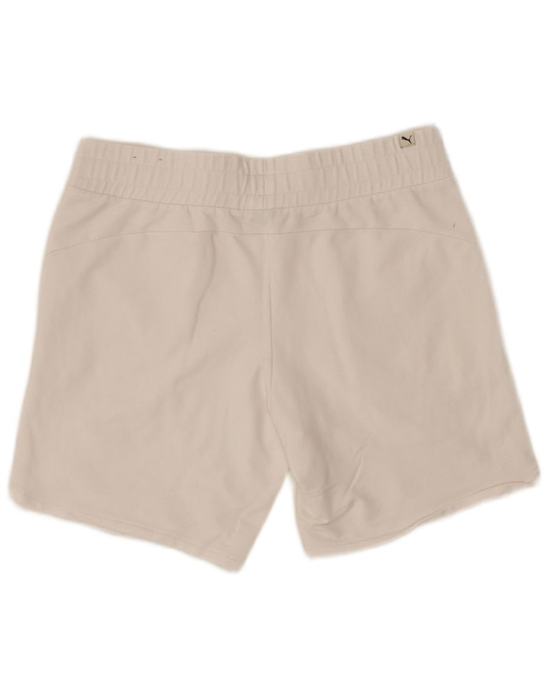 Shorts esportivos gráficos femininos PUMA Reino Unido 14 grande algodão branco